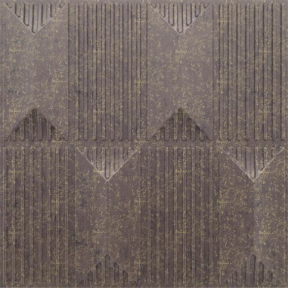 Magnum Brown Artisan 3D Wall Panel Designer 1.6x1.6 Ft -