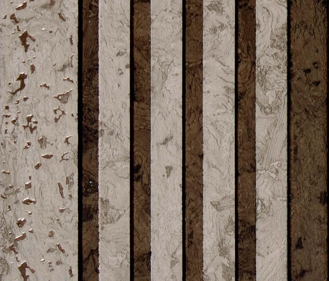 Clads Abstract Rose Louvers 8x0.41 ft designer Brown 4004