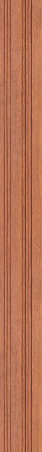 Brown Charcoal Louvers Panel Display Clads Series Wood 8x0.41 Ft - Sa 1018