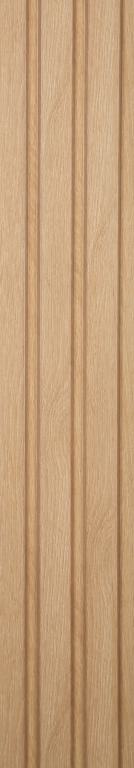 Brown Charcoal Louvers Panel Slat Vol 2 Series Wood 9x0.41 Ft - 3T 505