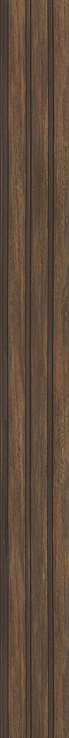 Brown Charcoal Louvers Panel Sleek & Splendid Series Wood 8x0.41 Ft - Sa 1005