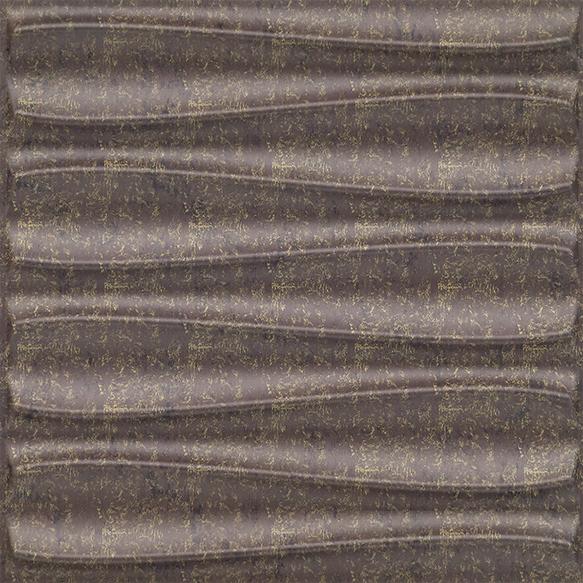 Elevate Interior Panels Magnum Brown Dune 3D Wall Panel 1.6x1.6 ft designer louvers Brown Brown_Dune