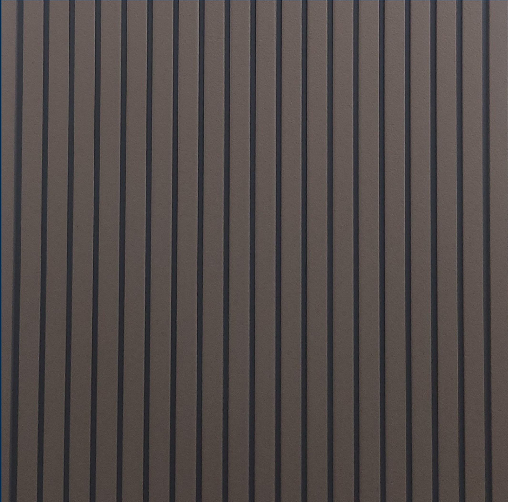Charcoal-based Decorative Wall Panel Designer Brown 8x1 Ft - 715