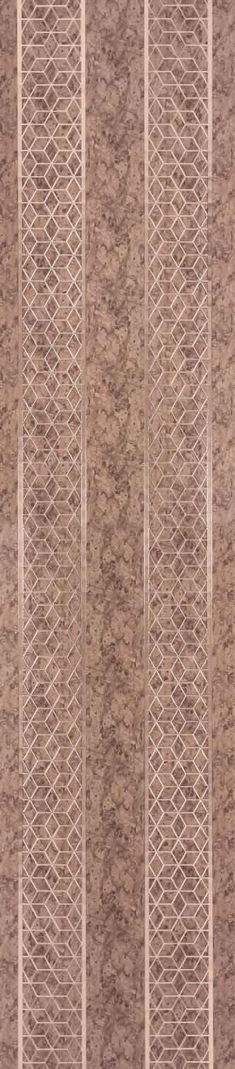 Decorative Wall Panel Designer Brown 8x2 Ft - Ed1003