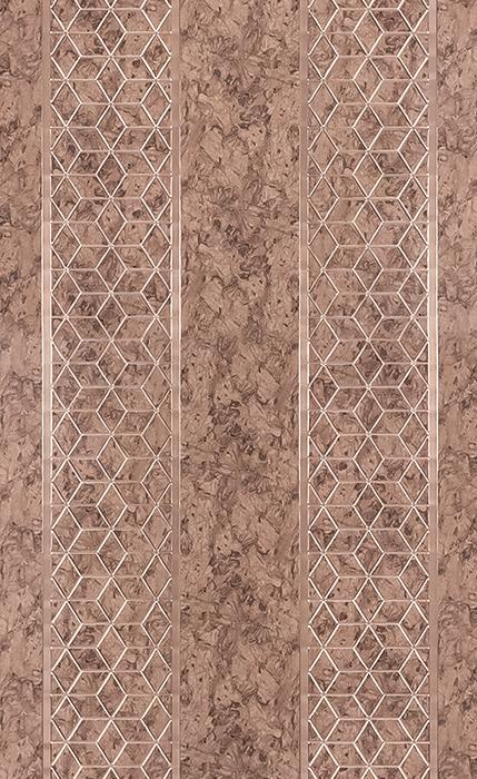 Decorative Wall Panel Designer Brown 8x2 Ft - Ed1003