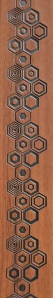 Decorative Wall Panel Designer Brown 8x2 Ft - Ed 905