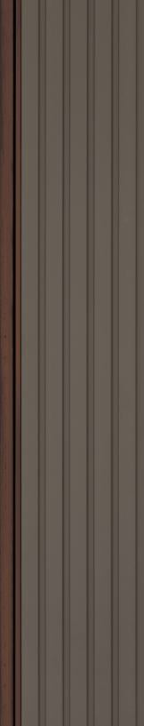 Brown Geometric Charcoal Louvers Designer 8x0.83 Ft - Ed 82021