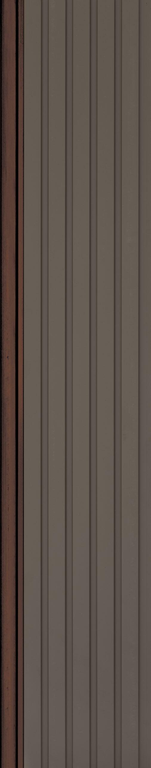Brown Geometric Charcoal Louvers Designer 8x0.83 Ft - Ed 82021