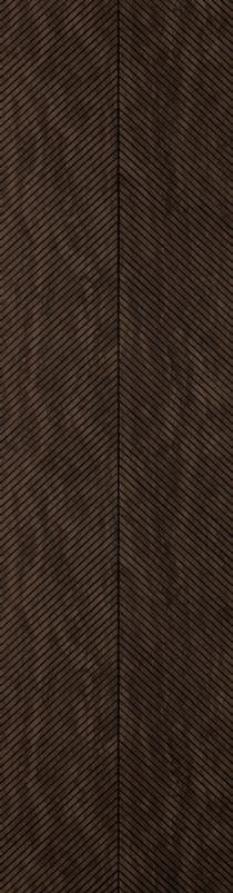 Brown Geometric Charcoal Louvers Designer 8x1 Ft - Ed12007