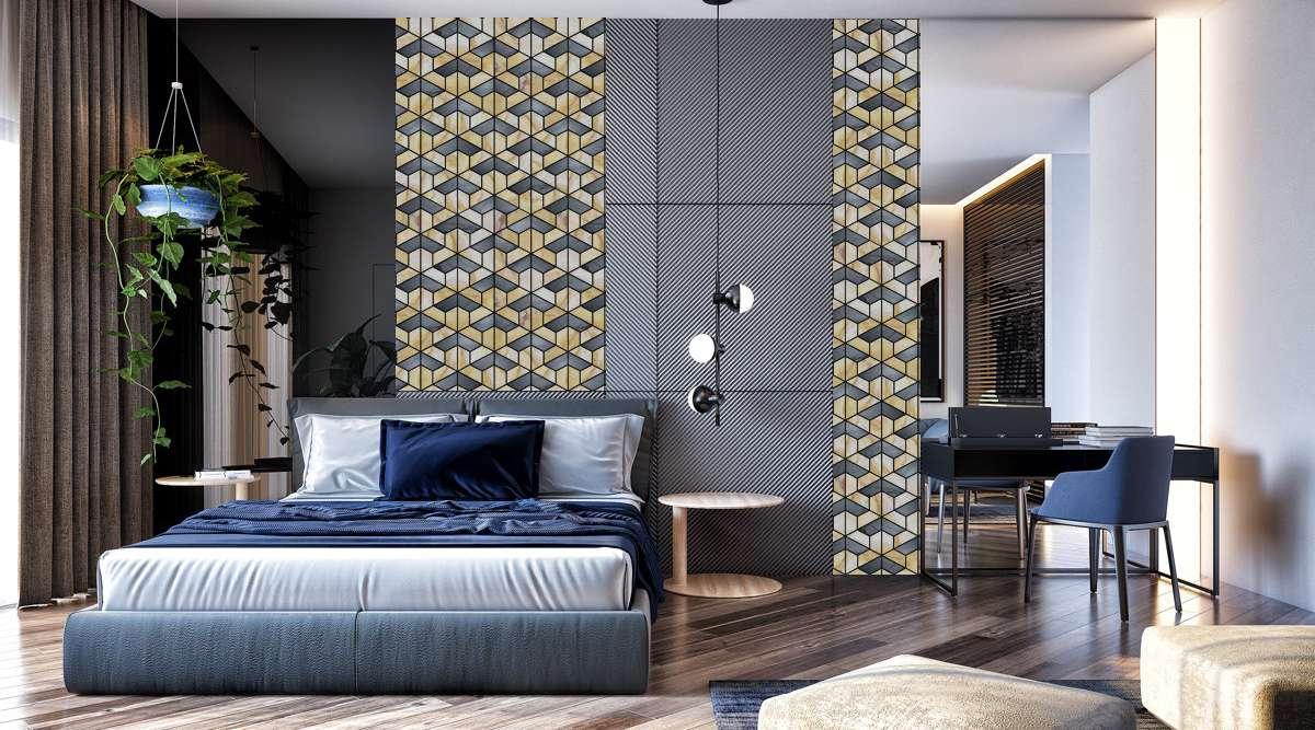 Decorative Wall Panel Designer Brown 4x2 Ft - Pn 03742