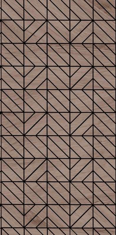 Decorative Wall Panel Designer Brown 4x2 Ft - Pn 03730