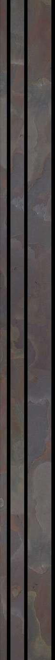 Brown Geometric Pvc Louvers Panel Designer 8x0.66 Ft - Pn 03753