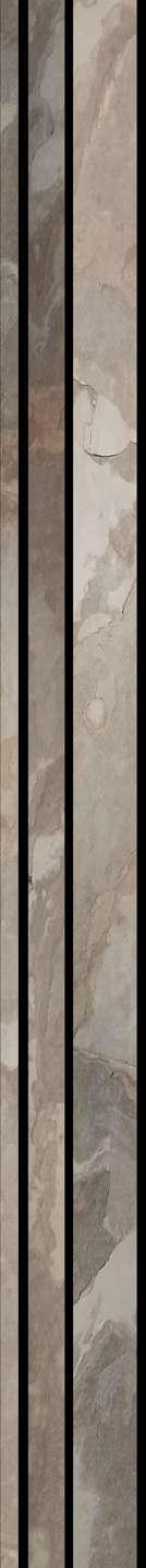Brown Geometric Pvc Louvers Panel Designer 8x0.66 Ft - Pn 03754