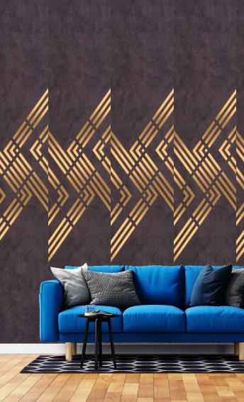 Decorative Wall Panel Wood Brown 8x2 Ft - Ed 8220