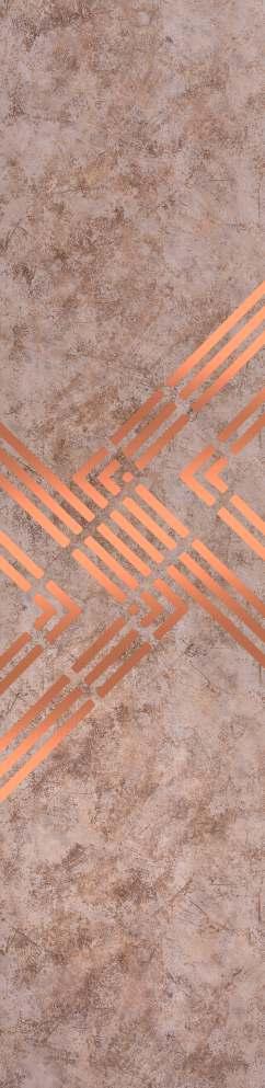 Brown wood louver panel with visible wood grain texture and diagonal slats pattern on a mottled brown background