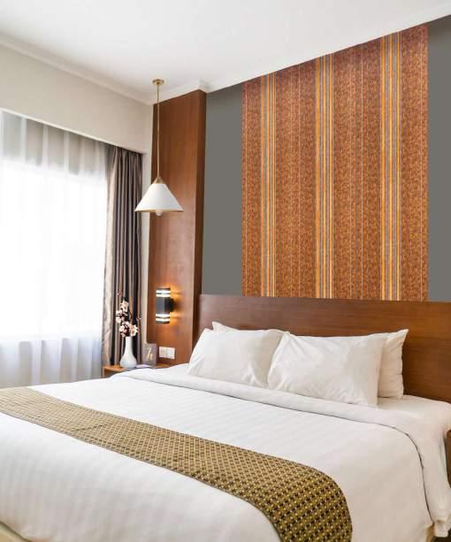 Charcoal Decorative Wall Panel Wood Brown 8x2 Ft - Ed 8306