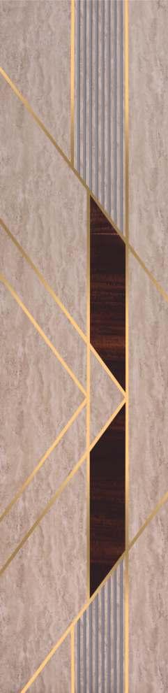 Luxury Charcoal Decorative Wall Panel Wood Brown 8x2 Ft - Ed 8321