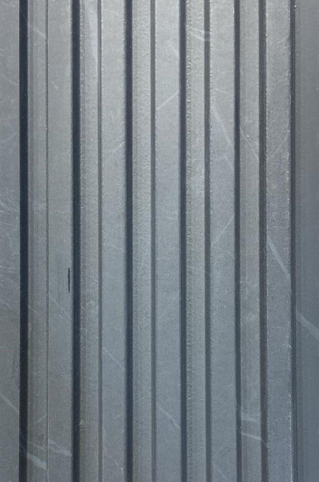 Brown Marble Charcoal Louvers Panel & Stone 8x0.41 Ft - Pn 03519