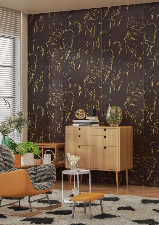 Brown Marble Charcoal Louver & Stone 8x2 Ft - An 9804