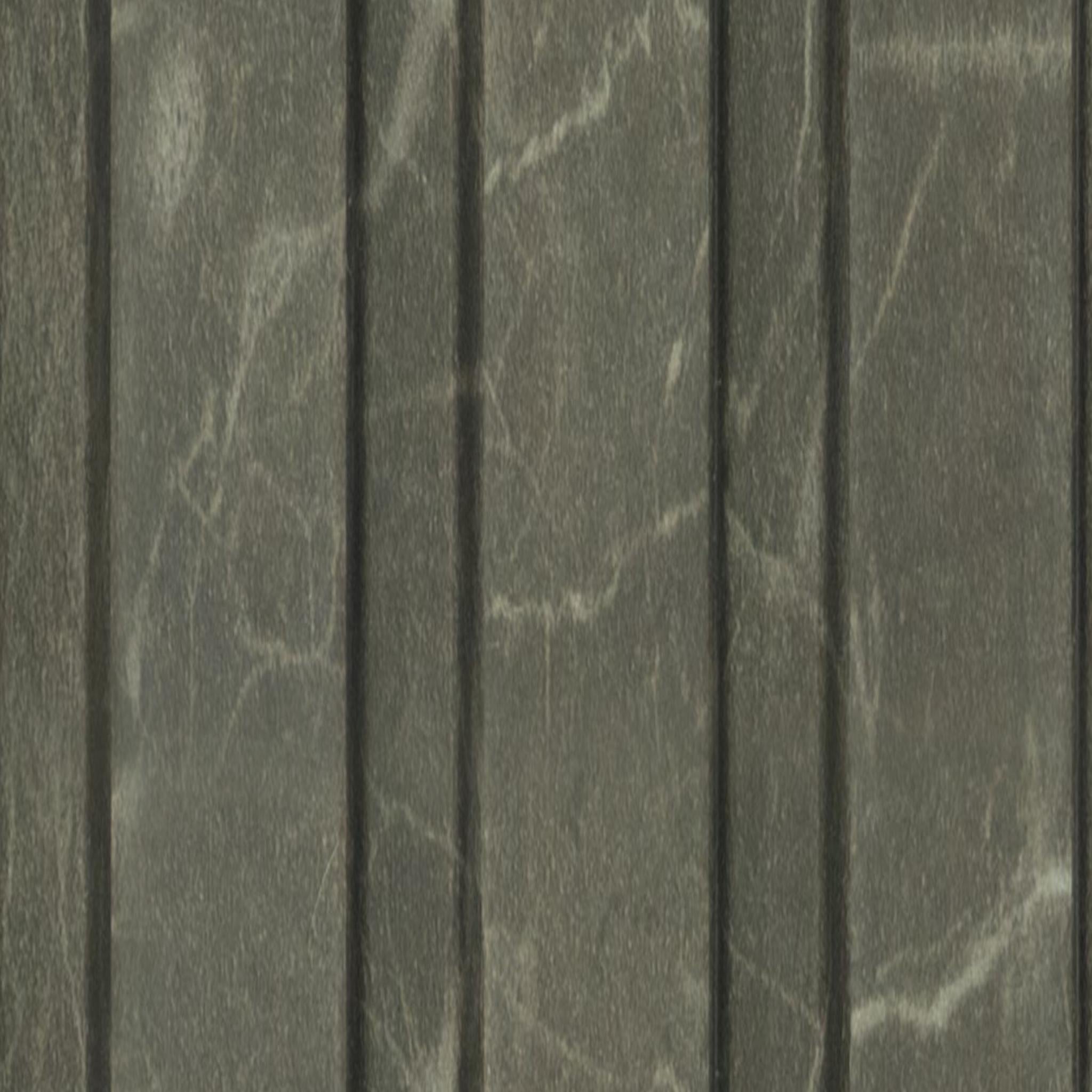 Brown Marble Charcoal Louvers Panel & Stone 8x0.4 Ft - Pn 00662