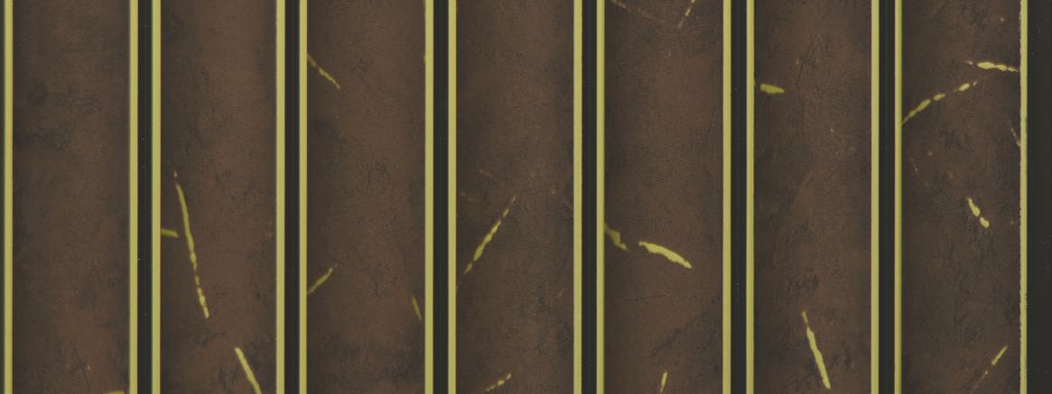 Brown Marble Charcoal Louver & Stone 8x0.49 Ft - Cl 4204