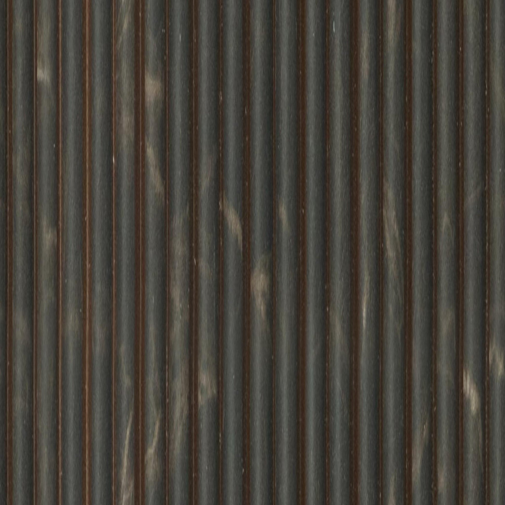 Brown marble louver with textured finish and vertical slats showing natural stone pattern and subtle sheen