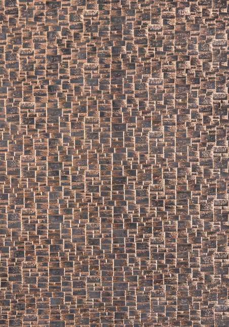 Decorative Wall Panel Metallic Brown 8x4 Ft - Ed 18106