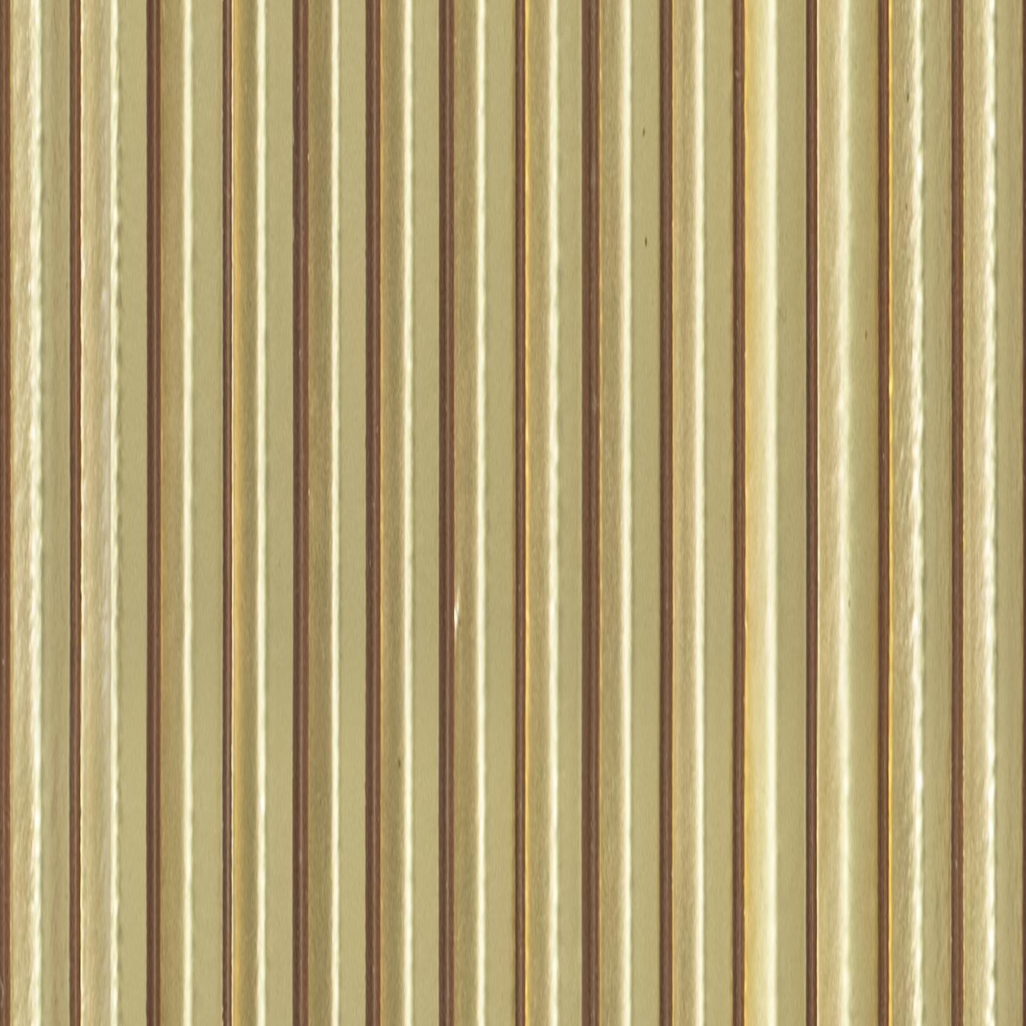 Brown Metallic Charcoal Louvers Panel 8x0.52 Ft - Pn 00540