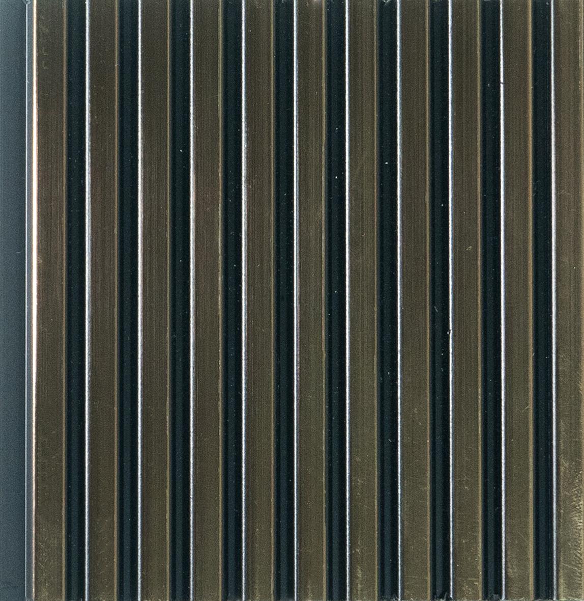 Brown Metallic Charcoal Louver 9.5x0.32 Ft - Pn 00469