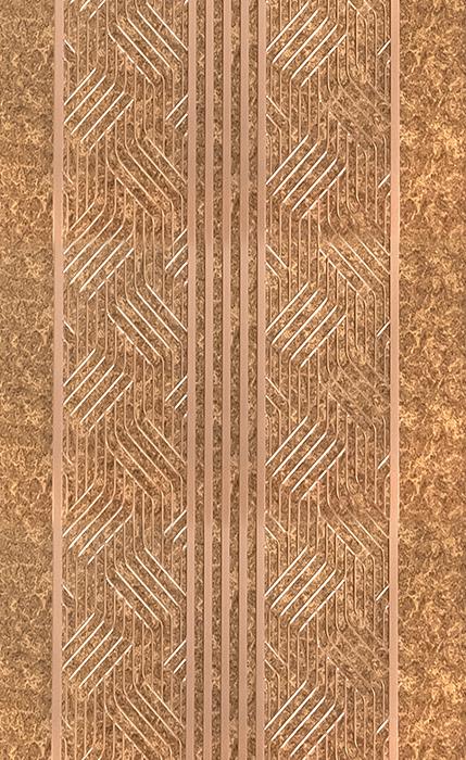 Decorative Wall Panel Designer Brown 8x2 Ft - Ed1009