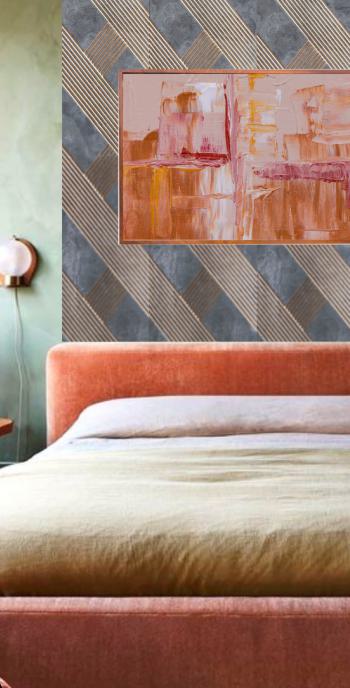 Decorative Wall Panel Designer Brown 8x2 Ft - Ed 914