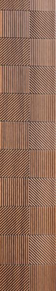 Decorative Wall Panel Designer Brown 8x2 Ft - Ed 917