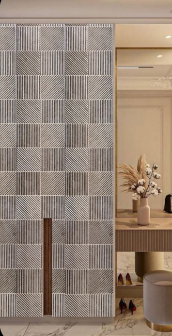 Decorative Wall Panel Designer Brown 8x2 Ft - Ed 919