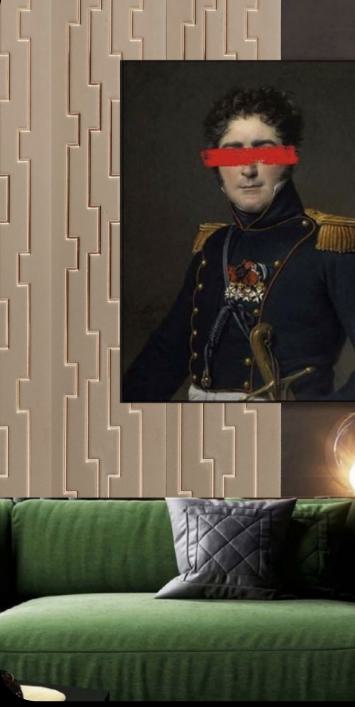 Decorative Wall Panel Designer Brown 8x2 Ft - Ed 921