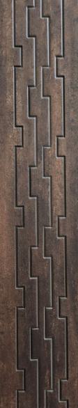 Decorative Wall Panel Designer Brown 8x2 Ft - Ed 922