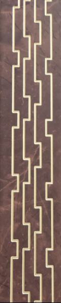Decorative Wall Panel Designer Brown 8x2 Ft - Ed 924