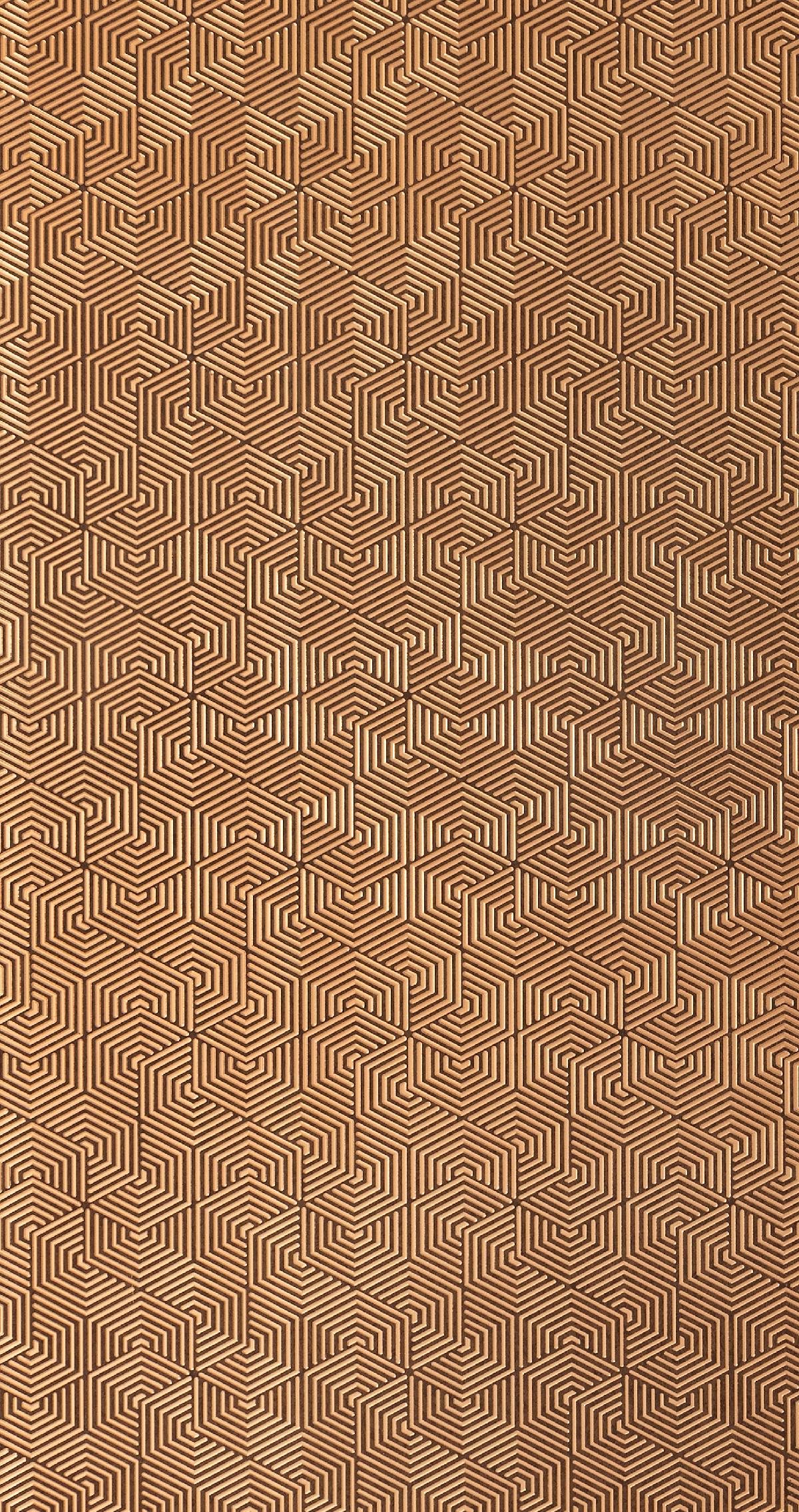 Patterned Charcoal Decorative Wall Panel Designer Brown 8x2 Ft - Pn 00362 B