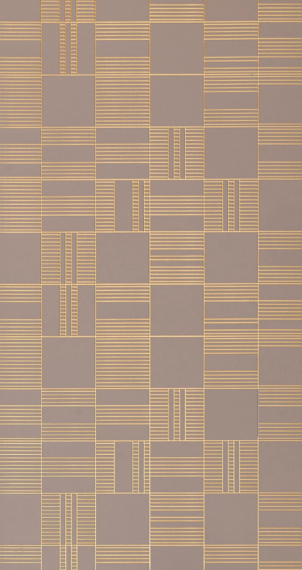 Patterned Charcoal Decorative Wall Panel Designer Brown 8x2 Ft - Pn 00371 A