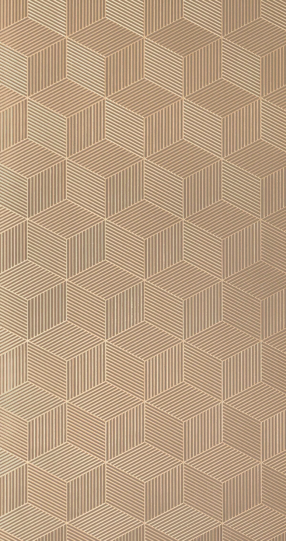 Patterned Charcoal Decorative Wall Panel Designer Brown 8x2 Ft - Pn 00373 A