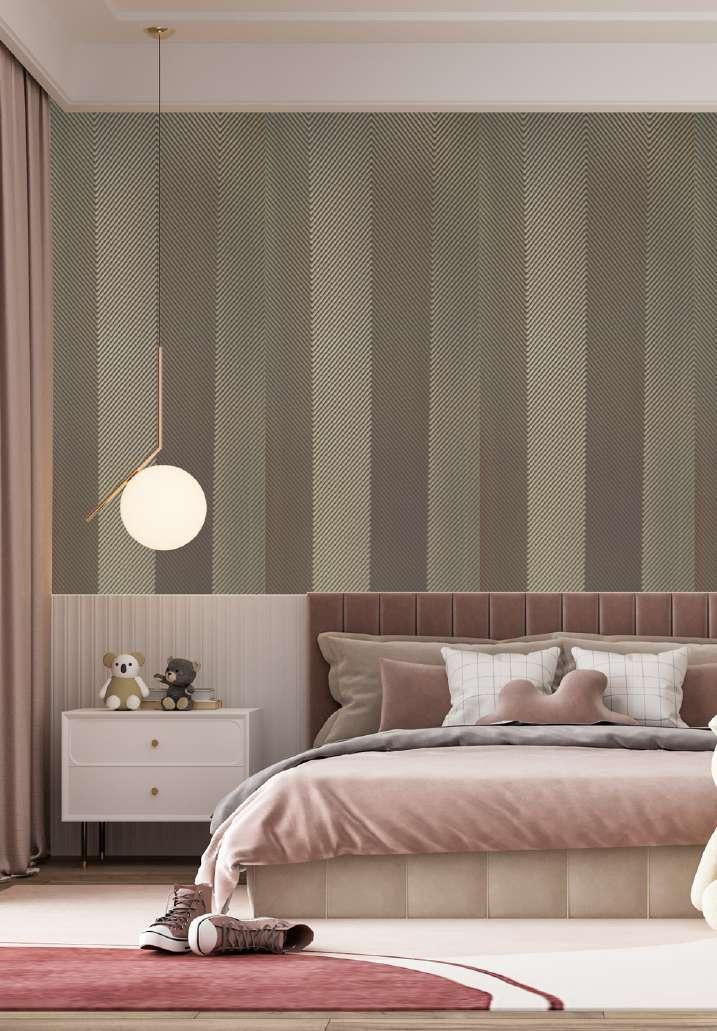 Decorative Wall Panel Designer Brown 8x2 Ft - Pn 03830