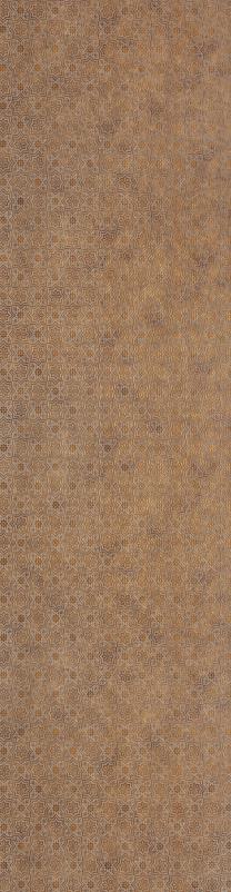 Brown Patterned Charcoal Louver Designer 8x2 Ft - Tr 9603