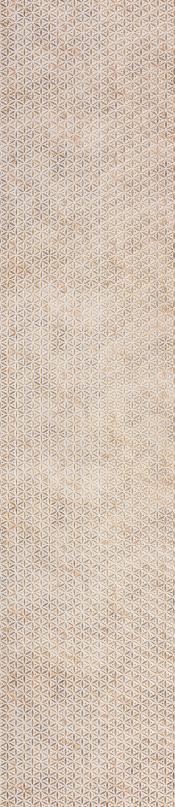 Brown Patterned Charcoal Louver Designer 8x2 Ft - Tr 9605