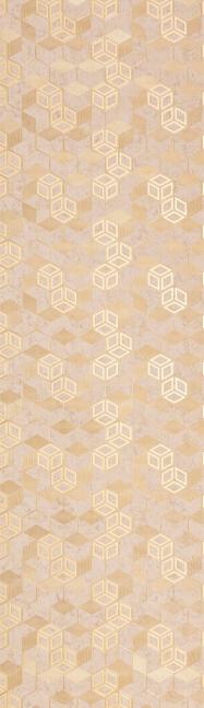 Brown Patterned Charcoal Louver Designer 8x2 Ft - Tr 9622