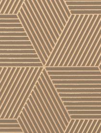 Brown Patterned Charcoal Louver Designer 8x2 Ft - Tr 9625