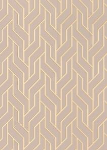 Brown Patterned Charcoal Louver Designer 8x2 Ft - Tr 9638