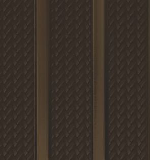 Brown Patterned Charcoal Louver Designer 8x0.41 Ft - 1617