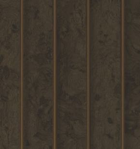 Brown Patterned Charcoal Louver Designer 8x0.41 Ft - 1621
