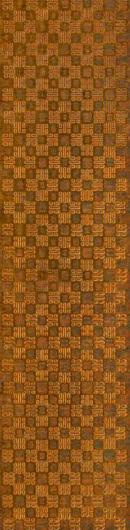 2220 Metal-based Decorative Wall Panel Designer Brown 8x2 Ft - 2A 01933