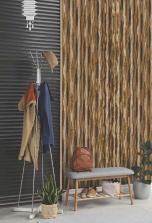 Decorative Wall Panel Designer Brown 8x2 Ft - 2A 01934