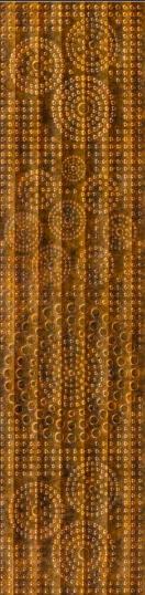 Metal Metallic Decorative Wall Panel Designer Brown 8x2 Ft - Ls 2105